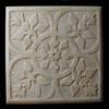 Carved 6"x6" accent tile (one of 40) for themed kitchen design - private residence